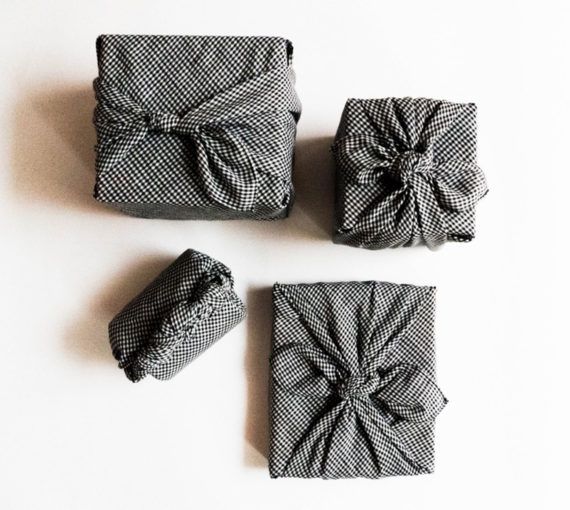 ekoshiki-furoshiki-cloth-gift-wrap Modern furoshiki, or Japanese wrapping cloth.