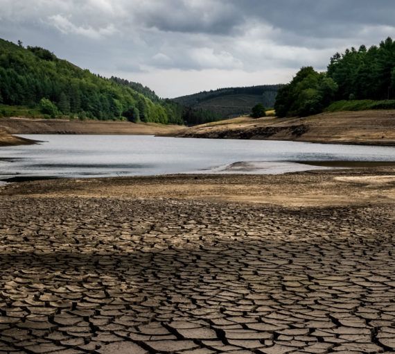 Science-matters-Derwent-Reservoir-UK-dried-up An image showing Derwent Reservoir in the UK dried up after the summer of 2018
